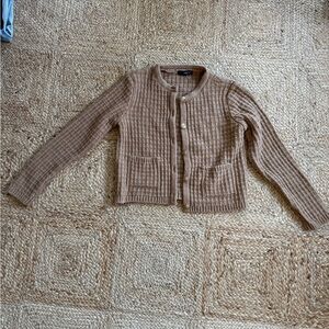 Tan Knit Cardigan